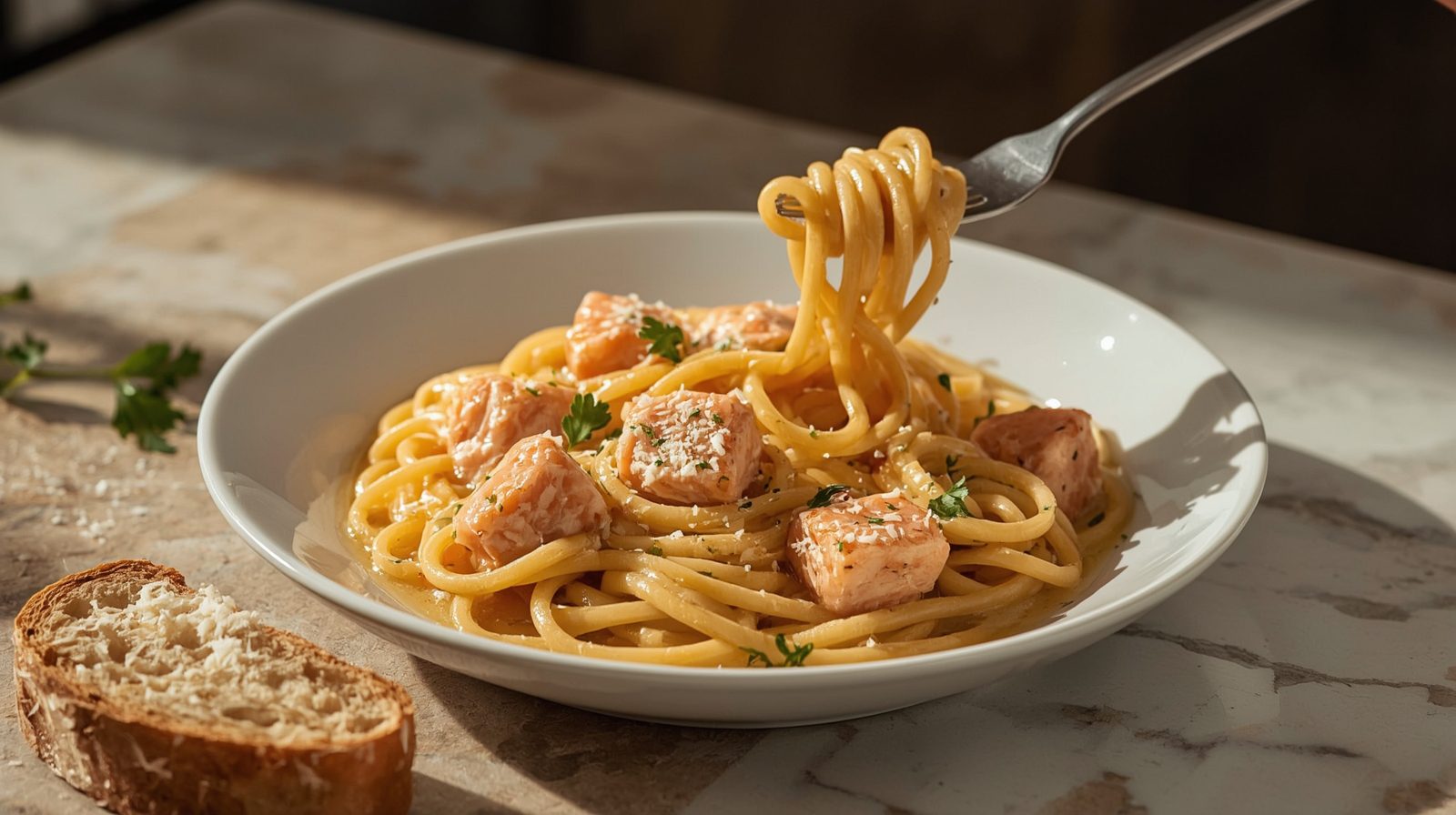 salmon pasta recipe