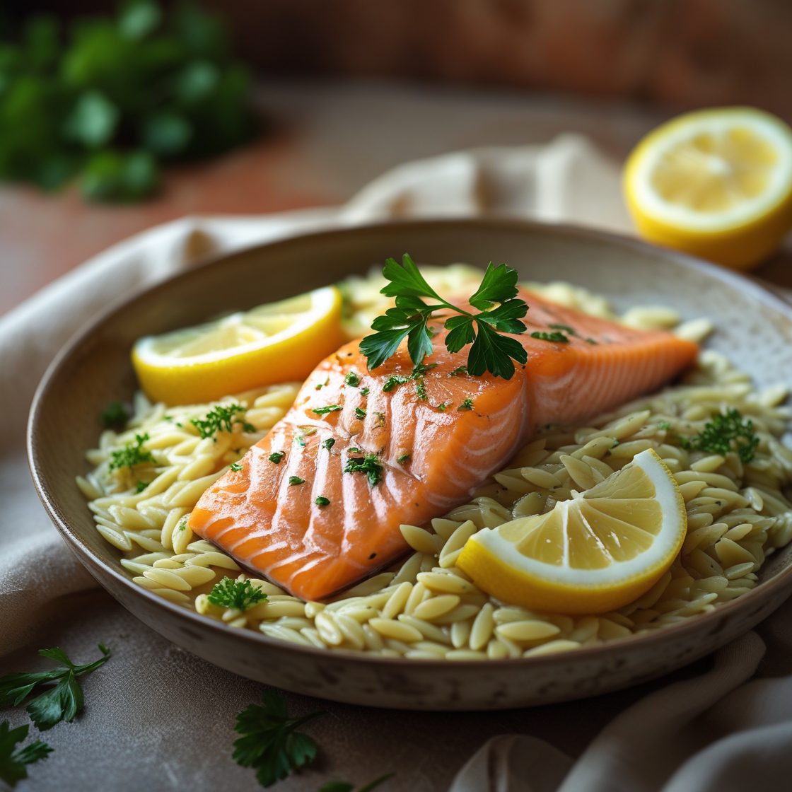 Salmon Orzo Recipe