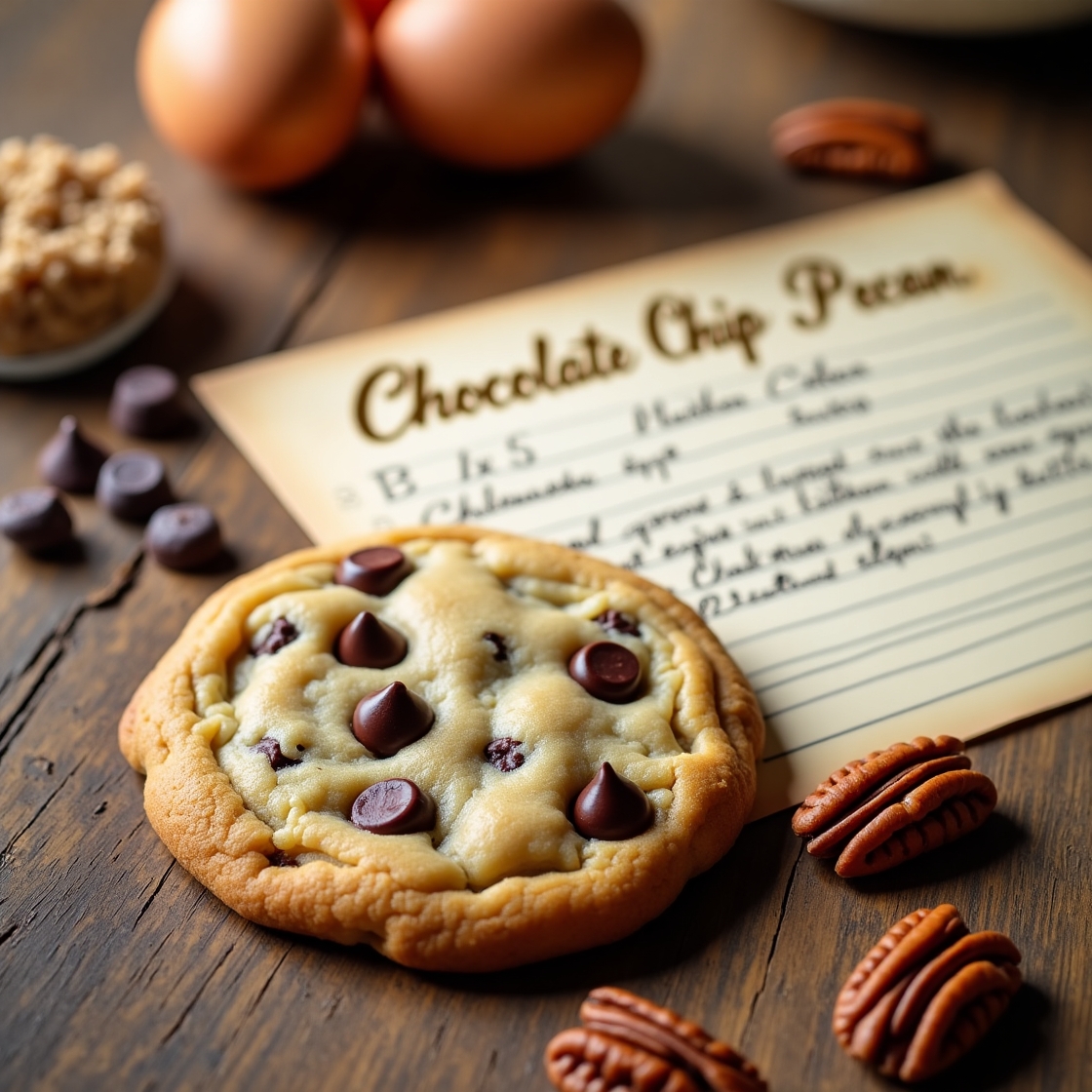chocolate chip pecan cookie recipe